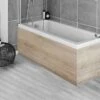 Harbour 1700mm Vinyl Wrap Bath Panel -Drench Store 04 harbour bardolino driftwood oak bath panel 1700 edit2 1