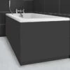 Harbour 800mm Vinyl Wrap Bath End Panel -Drench Store 07 harbour graphite grey bath end panel 800 edit 1