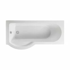 ArmourCast Arco Eco Shower Bath (inc Leg Pack) - 1700 X 850mm -Drench Store armourcast arco eco shower bath 1700x855 upperview5B15D