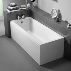 ArmourCast Bloque Small Single Ended Bath - 1300, 1400 & 1500 X 700mm