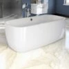 ArmourCast Platto Freestanding Bath - 1700 X 810mm 2 ArmourCast Platto Freestanding Bath - 1700 X 810mm -Drench Store armourcast platto freestanding bath