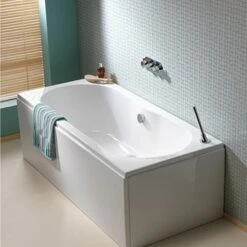 ArmourCast Wave Double Ended Bath (inc Leg Pack) - 1700 X 750mm & 1800 X 800mm