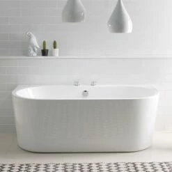 BC Designs Ancora Back To Wall Bath - 1640 X 760mm