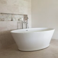 BC Designs Chalice Minor Freestanding Bath - 1650 X 900mm -Drench Store bc designs chalice minor freestanding bath