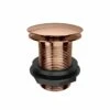BC Designs Copper Push Down Unslotted Bath Waste -Drench Store bc designs copper unslotted bath waste cutout2