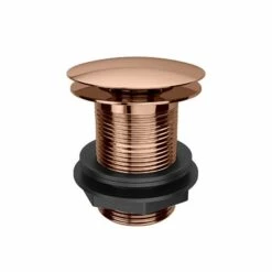 BC Designs Copper Push Down Unslotted Bath Waste