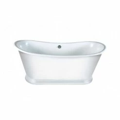 BC Designs Double-Skinned Acrylic Boat Bath - 1580 & 1700 X 750mm & 1800 X 800mm -Drench Store bc designs double layer acrylic freestanding bath