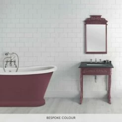 BC Designs Double-Skinned Acrylic Boat Bath - 1580 & 1700 X 750mm & 1800 X 800mm -Drench Store bc designs double skinned purple acrylic boat bath banner 2