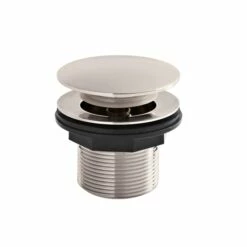 BC Designs Nickel Push Down Unslotted Bath Waste