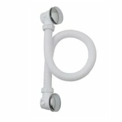 BC Designs Nickel Push Down Concealed Bath Waste & Overflow