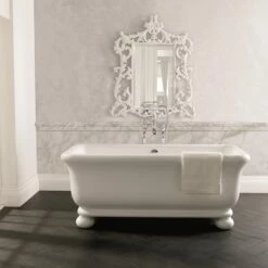 BC Designs Senator Freestanding Bath -1800 X 840mm 11 BC Designs Senator Freestanding Bath -1800 X 840mm -Drench Store bc designs senator freestanding bath with legs 1804x850mm lifestyle