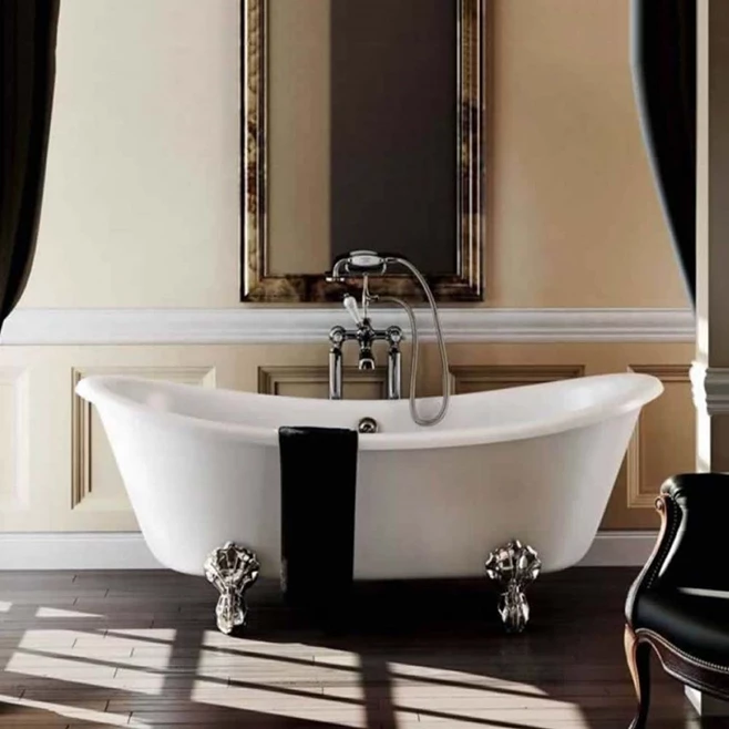 Burlington Bateau Roll Top Bath With Luxury Feet - 1640 X 700mm 4 Burlington Bateau Roll Top Bath With Luxury Feet - 1640 X 700mm - Image 2