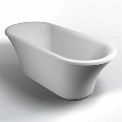 Burlington Brindley Freestanding Bath With Surround - 1700 X 750mm -Drench Store burlington brindley freestanding bath 1700x750mm
