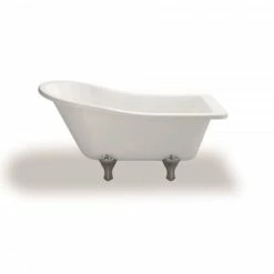 Burlington Harewood Slipper Bath With Luxury Feet - 1690 X 730mm -Drench Store burlington harewood freestand slipper bath w feet