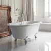Burlington Windsor Roll Top Bath With Luxury Feet - 1500 X 750mm & 1690 X 745mm