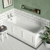 Butler & Rose Art Deco Single Ended Bath -Drench Store butler rose art deco 1700 700 lifestyle