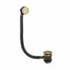 Butler & Rose Beatrice Brushed Brass Click Clack Bath Waste & Overflow -Drench Store butler rose brass pop up bath waste overflow