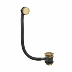 Butler & Rose Beatrice Brushed Brass Click Clack Bath Waste & Overflow