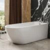Charlotte Edwards Belgravia White Freestanding Bath - 1700 X 700mm 1 Charlotte Edwards Belgravia White Freestanding Bath - 1700 X 700mm -Drench Store charlotte edwards belgravia single ended 1700x700 bath lifestyle 2