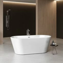 Charlotte Edwards Grosvenor Free Standing Bath - 1650 X 735mm -Drench Store charlotte edwards grosvenor bath white lifestyle2