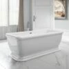 Charlotte Edwards Henley White Freestanding Bath - 1730 X 790mm 1 Charlotte Edwards Henley White Freestanding Bath - 1730 X 790mm -Drench Store charlotte edwards henley white bath lifestyle2
