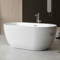 Charlotte Edwards Mayfair Freestanding Bath -Drench Store charlotte edwards mayfair white bath lifestyle