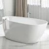 Charlotte Edwards Phobos White Freestanding Bath - 1500 X 730mm -Drench Store charlotte edwards phobos freestanding bath 1500x730 lifestyle