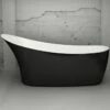 Charlotte Edwards Portobello Black Freestanding Bath - 1590 X 680mm 1 Charlotte Edwards Portobello Black Freestanding Bath - 1590 X 680mm -Drench Store charlotte edwards portobello black freestand bath