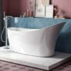 Charlotte Edwards Portobello Freestanding Bath - 1720 X 730mm -Drench Store charlotte edwards portobello white bath lifestyle 1