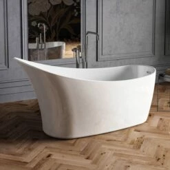 Charlotte Edwards Portobello Freestanding Bath - 1720 X 730mm 11 Charlotte Edwards Portobello Freestanding Bath - 1720 X 730mm -Drench Store charlotte edwards portobello white bath lifestyle2 1