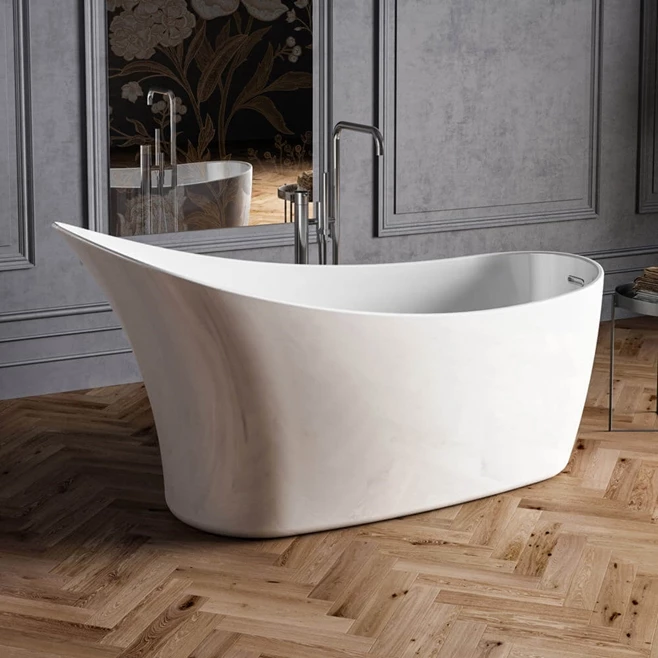 Charlotte Edwards Portobello White Freestanding Bath - 1590 X 680mm 3 Charlotte Edwards Portobello White Freestanding Bath - 1590 X 680mm