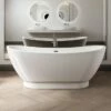 Charlotte Edwards Richmond Freestanding Bath - 1760 X 680mm -Drench Store charlotte edwards richmond white bath lifestyle