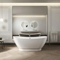 Charlotte Edwards Richmond Freestanding Bath - 1760 X 680mm -Drench Store charlotte edwards richmond white bath lifestyle4