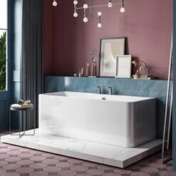 Charlotte Edwards Stratford Freestanding Bath - 1720 X 740mm -Drench Store charlotte edwards stratford white bath lifestyle2
