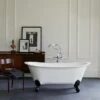Clearwater Batello ClearStone Roll Top Bath With Claw Feet - 1690 X 800mm 2 Clearwater Batello ClearStone Roll Top Bath With Claw Feet - 1690 X 800mm -Drench Store clearwater batello clearstone roll top bath