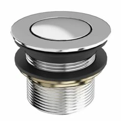 Crosswater Click Clack Unslotted Bath Waste For ClearStone Baths