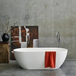 Clearwater Formoso ClearStone Freestanding Bath - 1500 & 1690 X 800mm