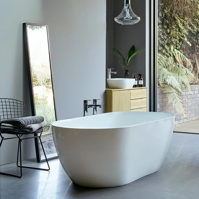 Clearwater Formoso ClearStone Freestanding Bath - 1500 & 1690 X 800mm 5 Clearwater Formoso ClearStone Freestanding Bath - 1500 & 1690 X 800mm - Image 3