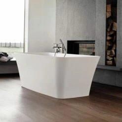 Clearwater Palermo ClearStone Freestanding Bath - 1524 & 1790 X 750mm -Drench Store clearwater palermo square freestanding bath