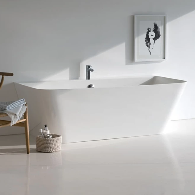Clearwater Patinato ClearStone Back To Wall Bath - 1524 & 1690 X 800mm 3 Clearwater Patinato ClearStone Back To Wall Bath - 1524 & 1690 X 800mm