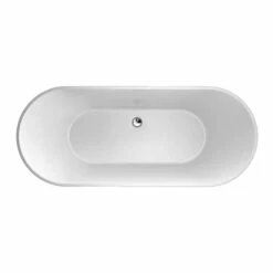 Clearwater Sontuoso ClearStone Freestanding Bath -1690 X 700mm -Drench Store clearwater sontuoso freestanding bath topview