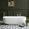 Clearwater Uno Clearstone Freestanding Bath - 1550 X 725mm -Drench Store clearwater uno clearstone 1550x725 freestand bath