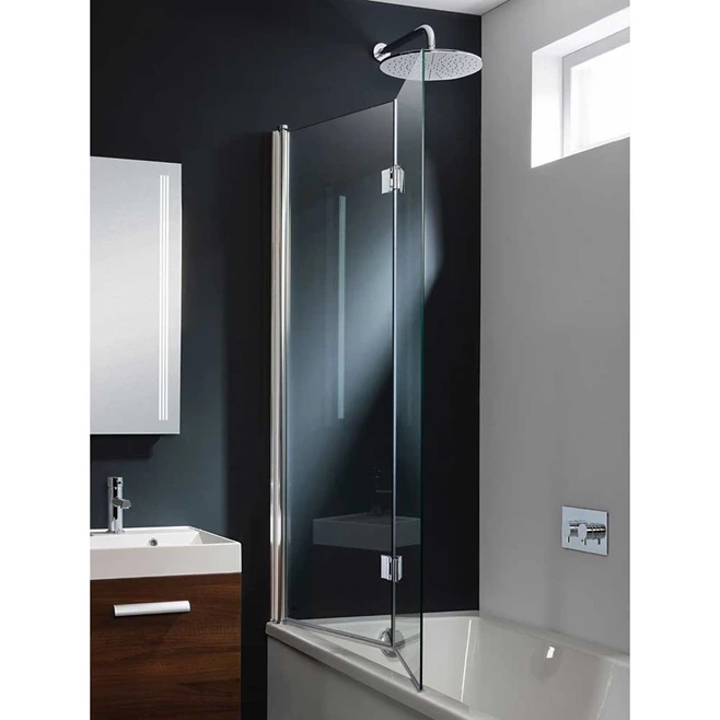 Crosswater Design Double Dual Inward Opening Bath Screen 7 Crosswater Design Double Dual Inward Opening Bath Screen - Image 5