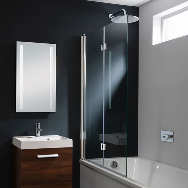 Crosswater Design Double Dual Inward Opening Bath Screen 5 Crosswater Design Double Dual Inward Opening Bath Screen - Image 3