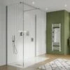 Crosswater Gallery 10 Walk In Shower Enclosure 10mm Panels With Multiple Configurations - Brushed Stainless Steel