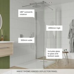 Crosswater Gallery 8 Walk In Shower Enclosure 8mm Panels With Multiple Configurations - Brushed Stainless Steel -Drench Store crosswater gallery 10 brushed steel hinged deflector banner callouts