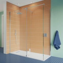Crosswater Gallery 8 Walk In Shower Enclosure 8mm Panels With Multiple Configurations - Polished Stainless Steel -Drench Store crosswater gallery 10 polished steel corner with fixed deflector 3