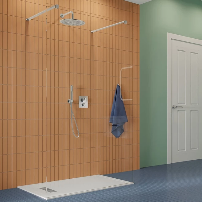 Crosswater Gallery 10 Walk In Shower Enclosure 10mm Panels With Multiple Configurations - Polished Stainless Steel 8 Crosswater Gallery 10 Walk In Shower Enclosure 10mm Panels With Multiple Configurations - Polished Stainless Steel - Image 6