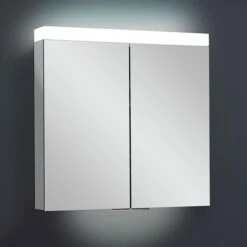 Crosswater Image Illuminated Mirror Cabinet With Shaver Socket & Colour Change LED's - 500, 700 & 900mm 16 Crosswater Image Illuminated Mirror Cabinet With Shaver Socket & Colour Change LED's - 500, 700 & 900mm -Drench Store crosswater image led mirrored cabinet 2xdoors
