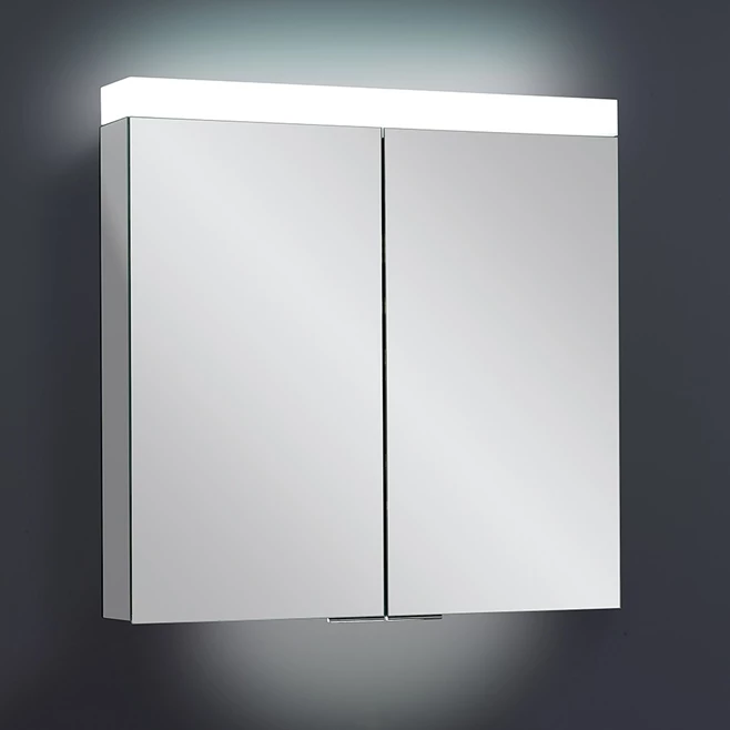Crosswater Image Illuminated Mirror Cabinet With Shaver Socket & Colour Change LED's - 500, 700 & 900mm 7 Crosswater Image Illuminated Mirror Cabinet With Shaver Socket & Colour Change LED's - 500, 700 & 900mm - Image 5